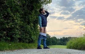 Getting naked on a walk outside feels so pleasant part 9