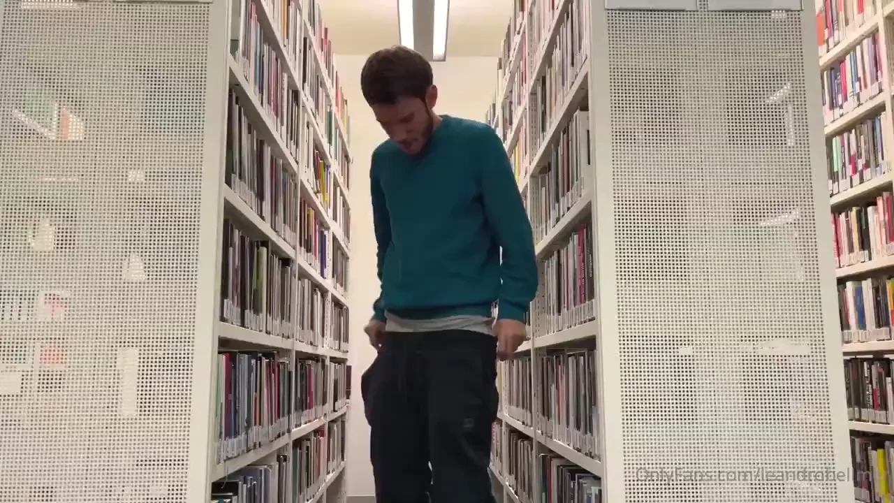Library exhibitionist 