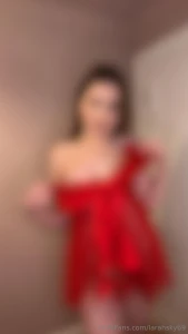 Day 16 of christmas - red lingerie photo set