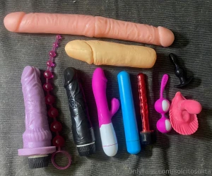 Today i woke up so horny and i missed all my toys honey i came on them part 1