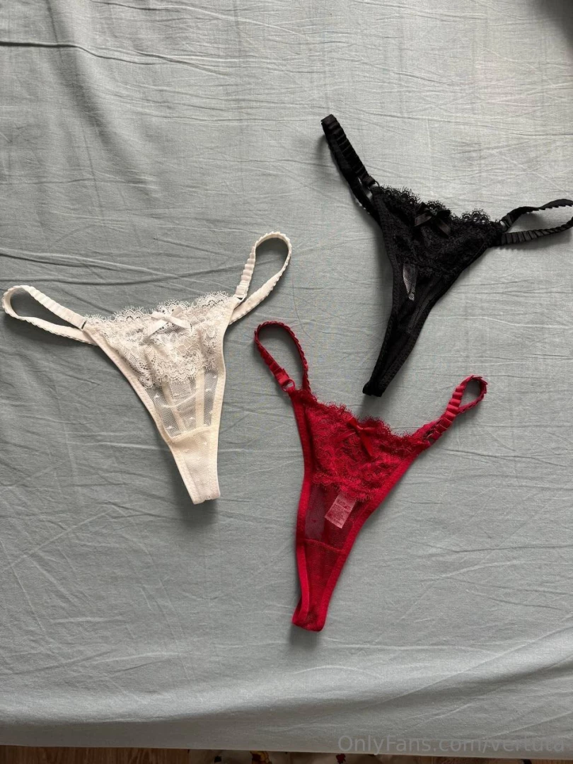 I think the red panties are the sexiest 