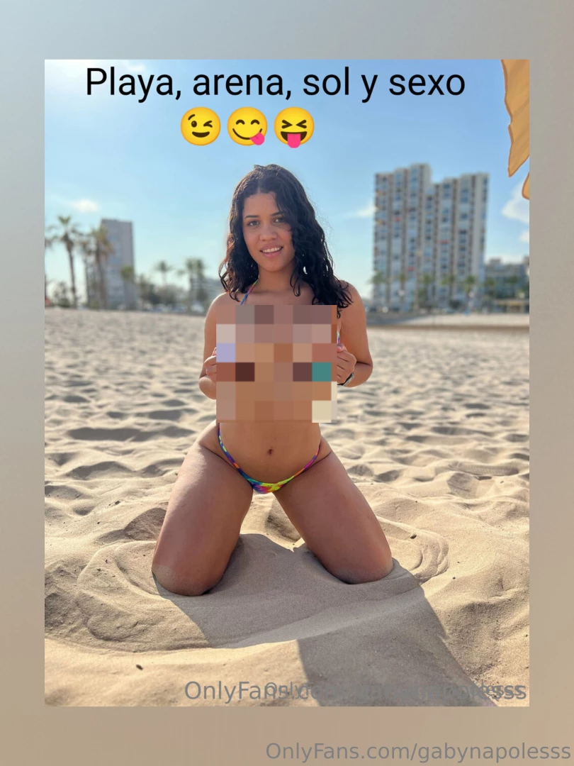 Quieres ver mis tetas en la playa 