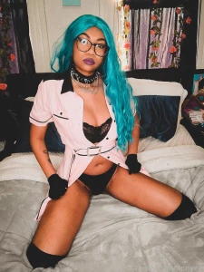 Theres a video of me riding a dildo in this outfit would recommend part 1