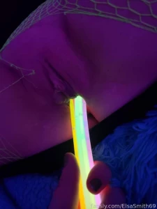 Glowstick party lol glowsticks pussy ass doggy spread fishnets part 4