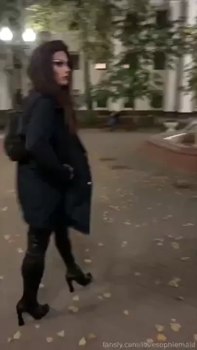 Magical autumn evening madame lydia put me on a beautiful shiny skirt 