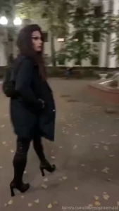 Magical autumn evening madame lydia put me on a beautiful shiny skirt