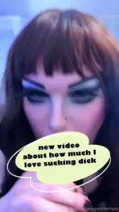 Video about how i love to suck dick crossdresser sissy femboy trans