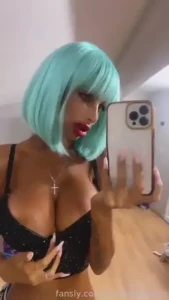 How do you like my fiery look today my dear fyp boobs fakeboobs ass part 1