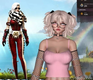 Live now on twitch https www twitch tv cybertrixxie