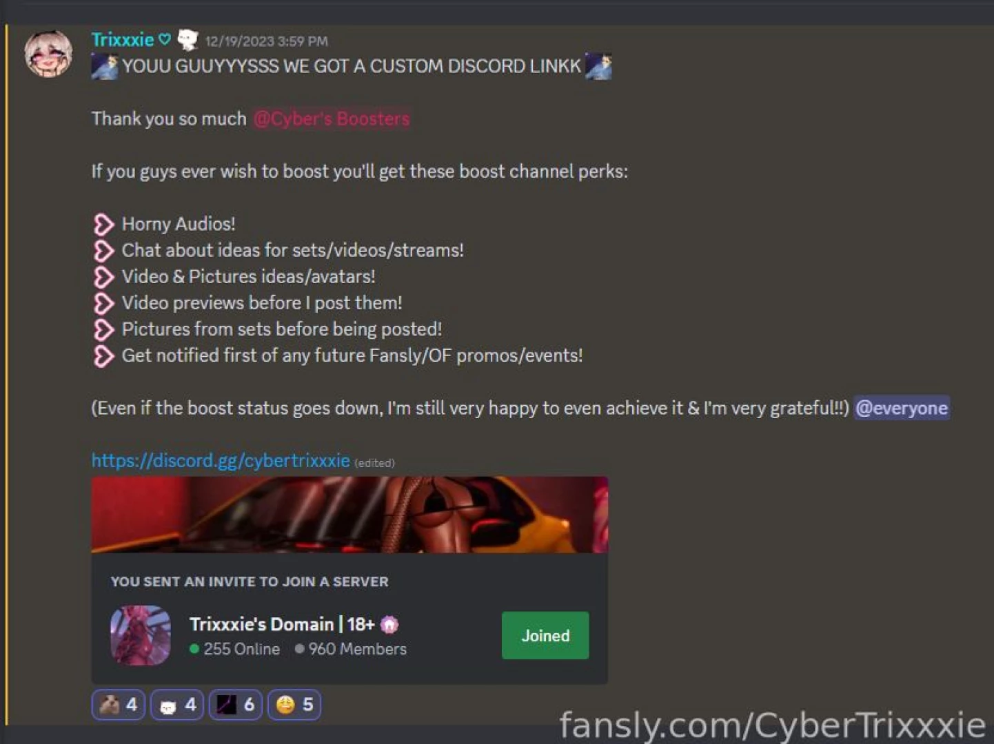 Reminder that i have a discord 18 only we re almost at 1k all the 