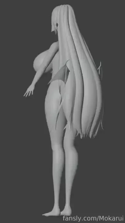 We hit the goal goobs lt 3 here is a wip of my new 3d model lt 3 