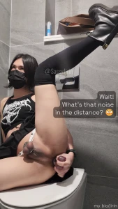 Jirin has lost in her fantasies asia asian femboy cute chastity public