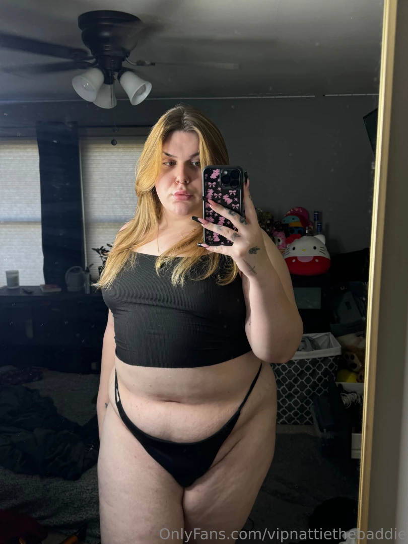 Just a girl and her tiny bulge 