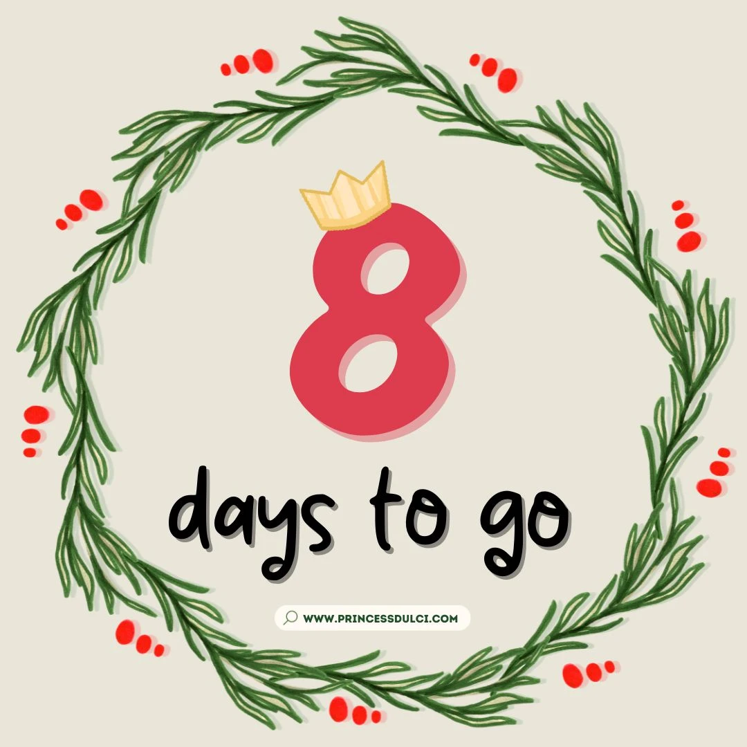 Christmas calendar 8 days to go subscribe to my page and recieve a new 