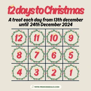 This friday my 12 days to christmas advent calendar will be starting part 1