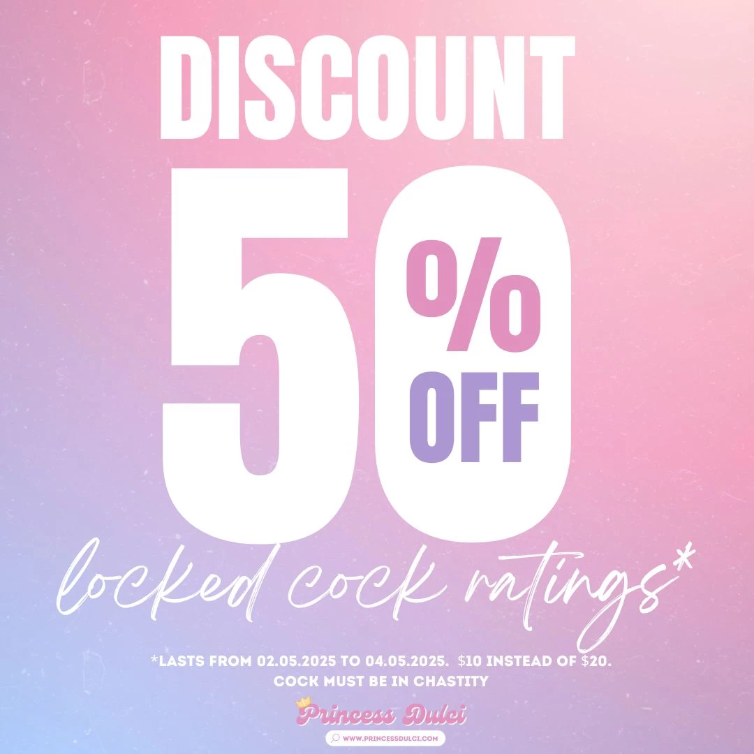 This weekend only - 50 off cock ratings for locked cocks i thought it 