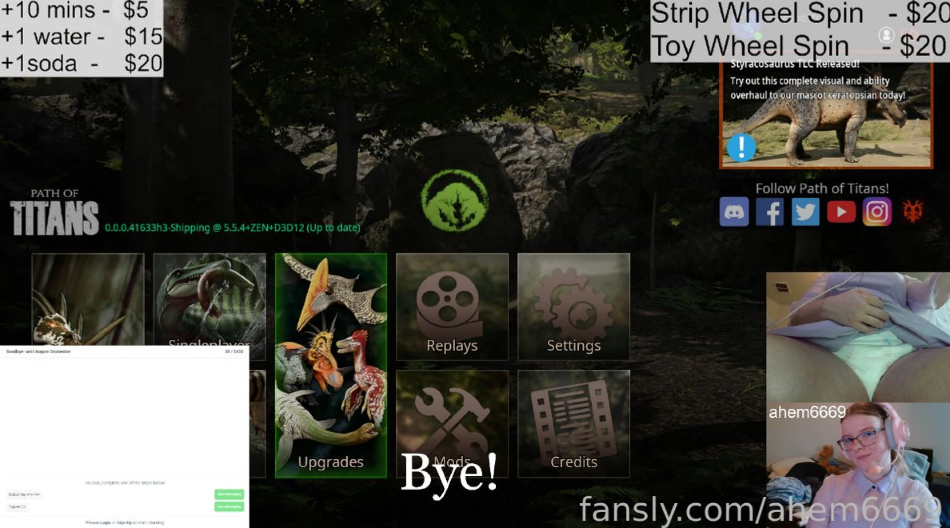 And we re live we ll be starting with path of titans as i have a 