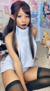 I want to be ur fav meal egirl ebony petite part 2