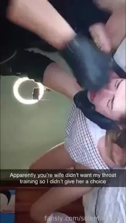 My dom sending snaps to my husband while he works away i was 