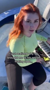 Best fishing around redhead outdoor tiktok bikini boobs thick curvy