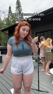 2 or more is always better redhead tiktok thick fucking cumshot boobs