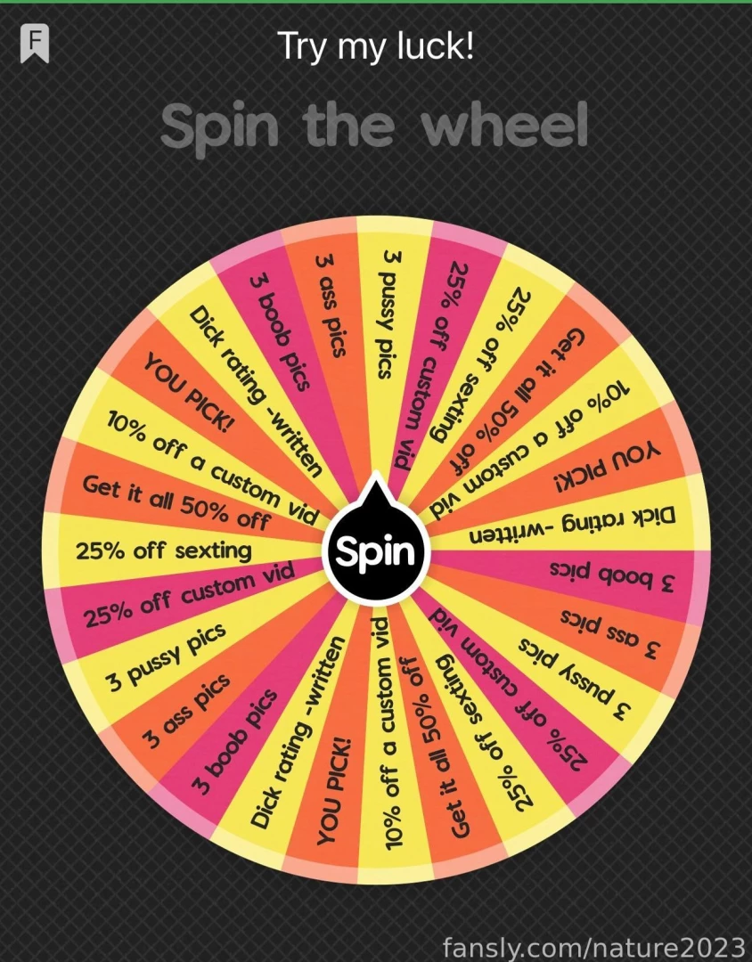 The spin prize wheels are back try my luck wheel 5 per spin or 12 for 