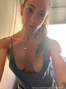 No bra run wednesday forgot i had no bra on oh well lol milf mom part 4