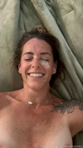 Day 5 of 7 days of facials hubby fucked me hard before covering my part 1