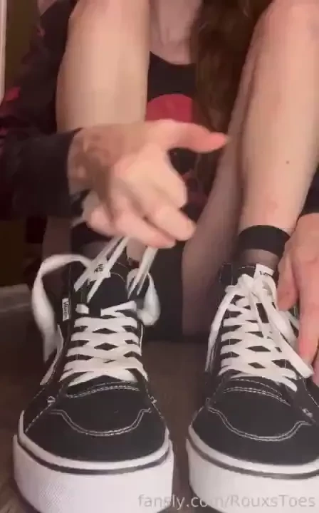 Sweaty nylon socks after a long evening in my new sneakers watch me 