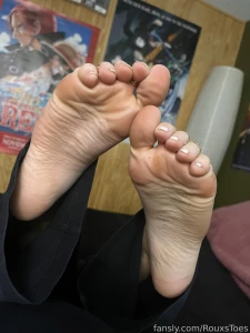 Sexy whitetoes and soft peachysoles to make you ache for me on this part 7