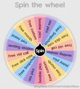 Doing spin the wheels today and tomorrow 1 spin - 15 2 spins - 20 3