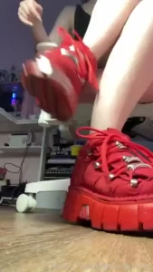 Man the gym is really rough in my feet and so is this dry fuckin