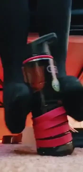 Footplay and simulated footjob 