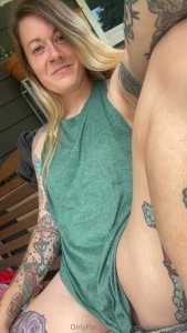 Hanging round the porch