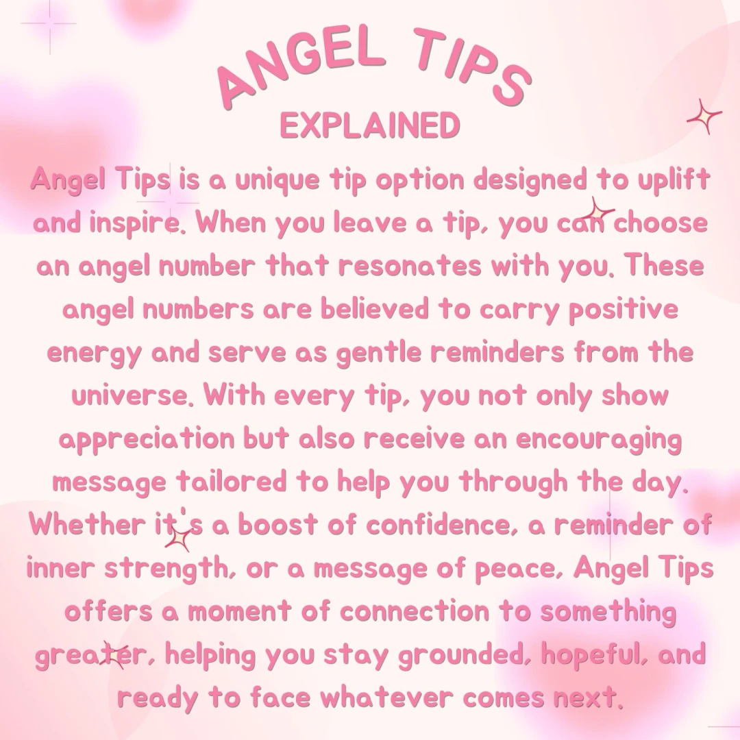 Angel tips is a unique tip option designed to uplift and inspire when part 5 