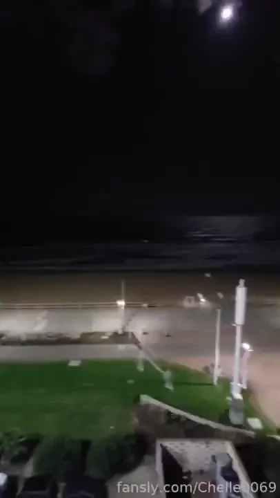 Supermoon full moon above the ocean part 4 