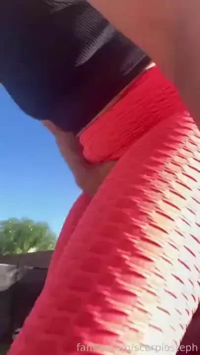 Outside outdoors desperate desperation and i definitely start leaking 