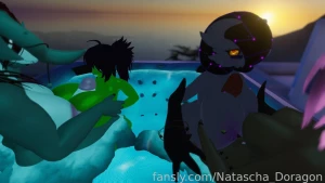 After a cozy time sleeping floating on the pool and seeing the