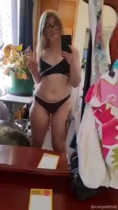 Extremely happy evie in a bikini part 2