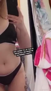 Extremely happy evie in a bikini
