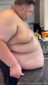 I love watching him clean he gets so hot and sweaty having that big