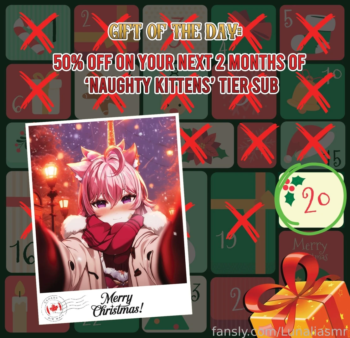 Sorry i m late today i forgot to schedule the post fansly advent 