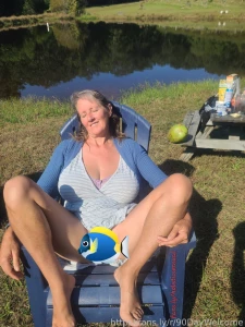 Enjoying the sun at this lovely campsite near chapel hill nc hotwife part 1