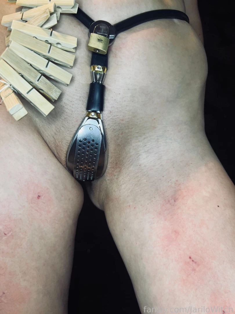 Hey loves i m back with another day in my chastity belt for our part 5 