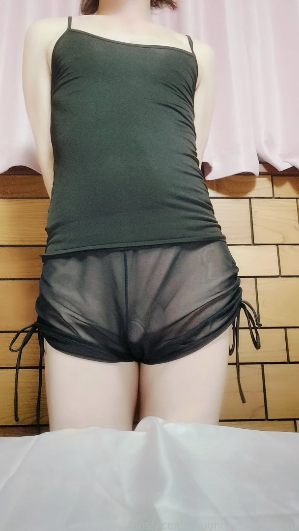 Fyp crossdresser japanese wearing see through pants part 1 