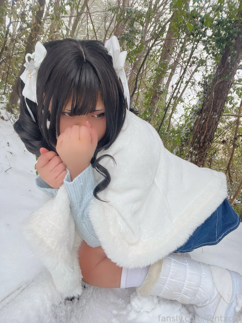 I love da snow outdoors thick tan part 4 