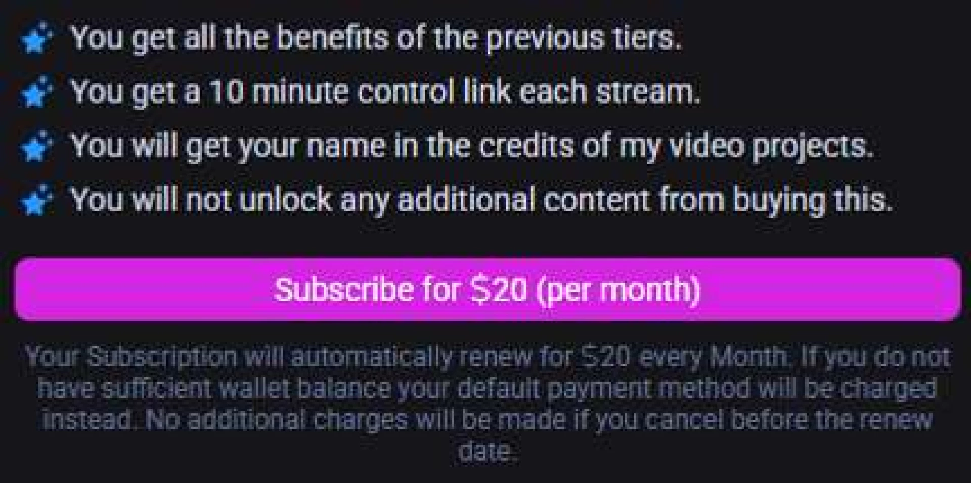 New benefit for supporter subs you ll now be able to get a 10 minute 