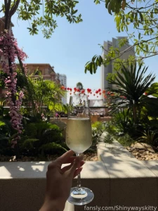 The perfect escape a cozy caf a glass of chilled prosecco and part 1