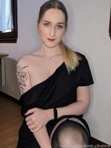 Stockings from calzedonia are sexy and so are my boobs and pussy