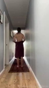 Wasn t game enough to go right up to the door with people walking past